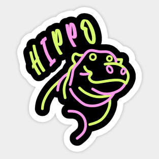 HIPPO Sticker